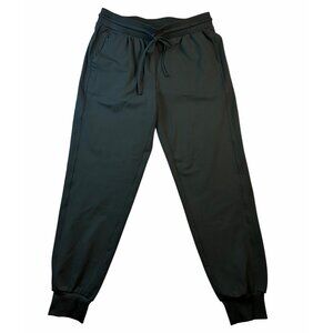 Rachel Zoe Olive Green Relaxed-Fit Jogger Small Pants Soft Drawstring Zip Pocket